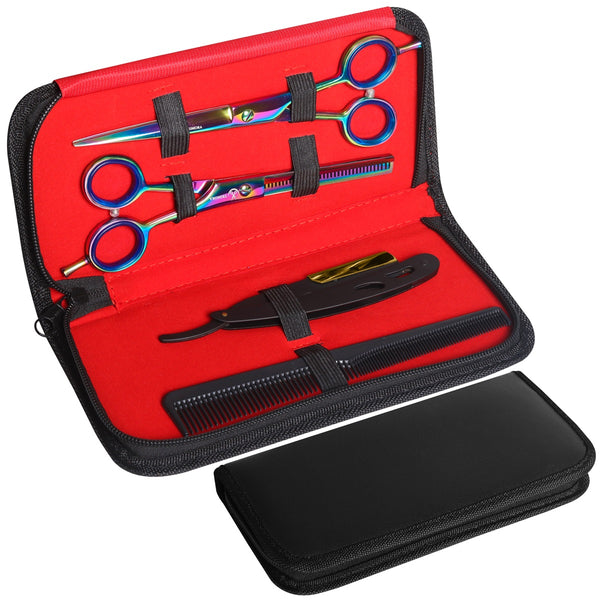 Trimora 5 PCS Hair Cutting Scissors Set – Professional Barber & Hairdressing Tools