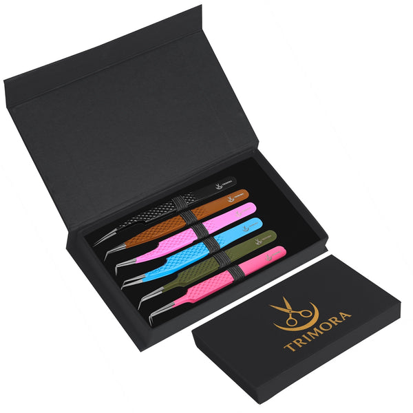 Trimora Eyelash Extension Tweezers – Precision Beauty Tool