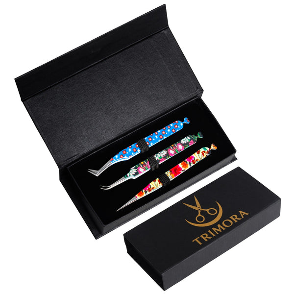 Trimora Eyelash Extension Tweezers – Precision Beauty Tool