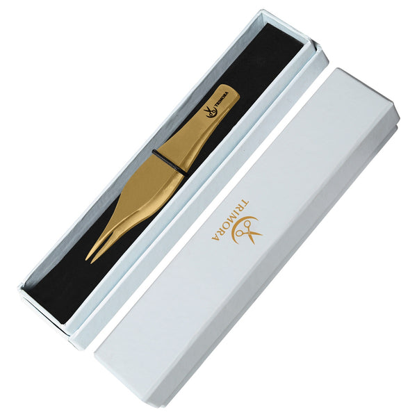 Trimora Professional Custom Eyebrow Tweezers – Precision Brow Grooming Tool