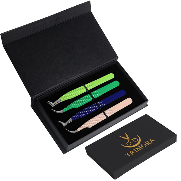Trimora Eyelash Extension Tweezers – Precision Beauty Tool