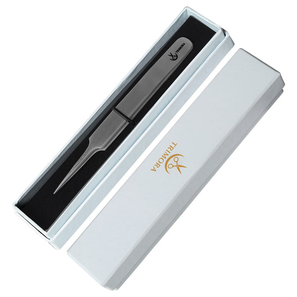 Trimora Professional Stainless Steel Eyelash Tweezers – Precision Lash Extension Tool