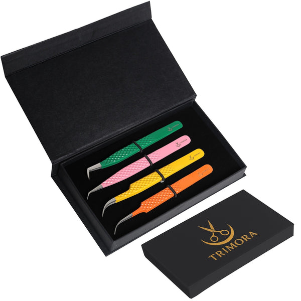 Trimora Eyelash Extension Tweezers – Precision Beauty Tool