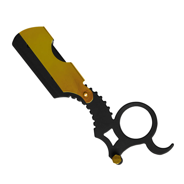 Trimora Black Straight Razor – Precision Shaving for the Modern Gentleman