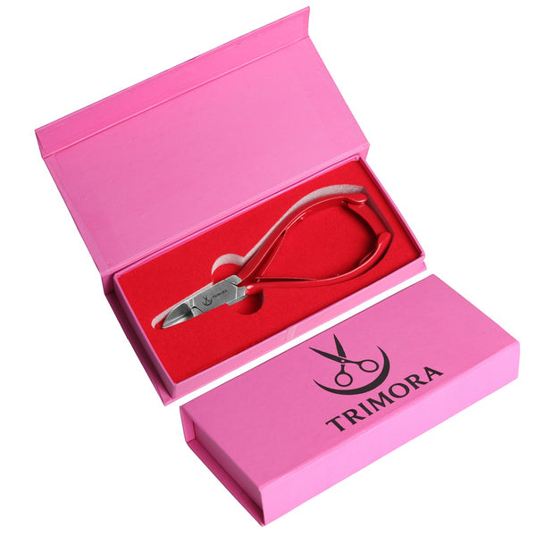 Trimora Professional Stainless Steel Cuticle Nippers – Salon Quality Nail Care Tool