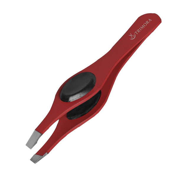 Trimora Eyebrow Thumb Tweezer – Precision Stainless Steel Brow Tool
