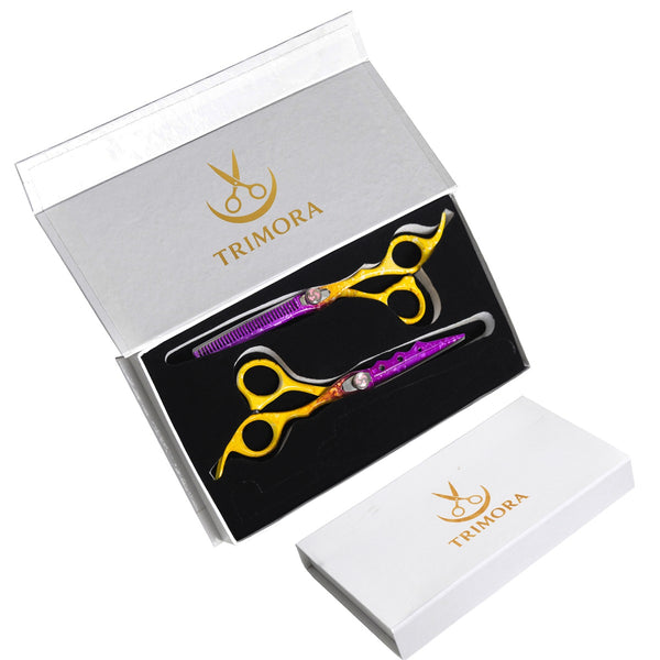 Trimora Professional Thinning Scissors – Smooth Blending & Natural Texture