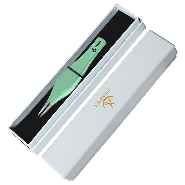 Trimora Professional Custom Eyebrow Tweezers – Precision Brow Grooming Tool